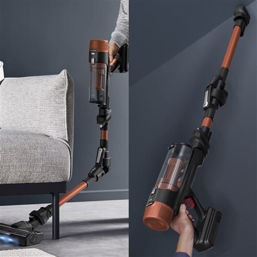 Aspirateur balai Rowenta sans fil X-Force Flex 10.80 Modèle Animal RH7A73E0 Noir Orange – Image 5