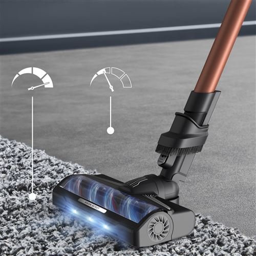 Aspirateur balai Rowenta sans fil X-Force Flex 10.80 Modèle Animal RH7A73E0 Noir Orange – Image 9