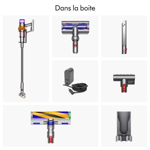Aspirateur sans-fil Dyson V15 Detect Absolute Gris anthracite