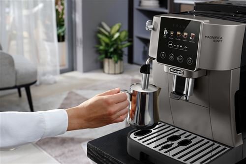 Expresso Broyeur De'longhi Magnifica Start Pop FEB2252.TB 1450W Argent – Image 7