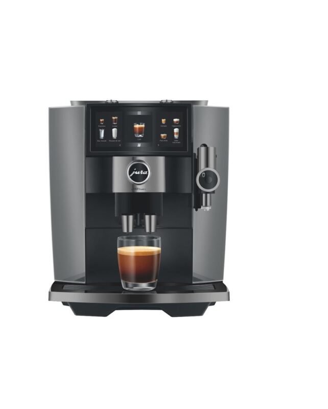Expresso Broyeur Jura J10 Twin Diamond Onyx 15 bars Argent