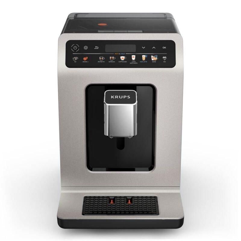 Machine expresso automatique Krups Evidence Hot & Cold EA898DF1 Métal